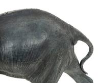 A Cybis Grey Bisque Porcelain African Elephant Figure
