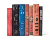 ECO, Umberto (1932-2016). A group of 7 FIRST EDITIONS, MANY SIGNED, comprising: