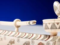 Iñupiat Scrimshawed Pipe, with Tamper