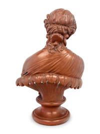 A Cast Copper Bust of Clytie