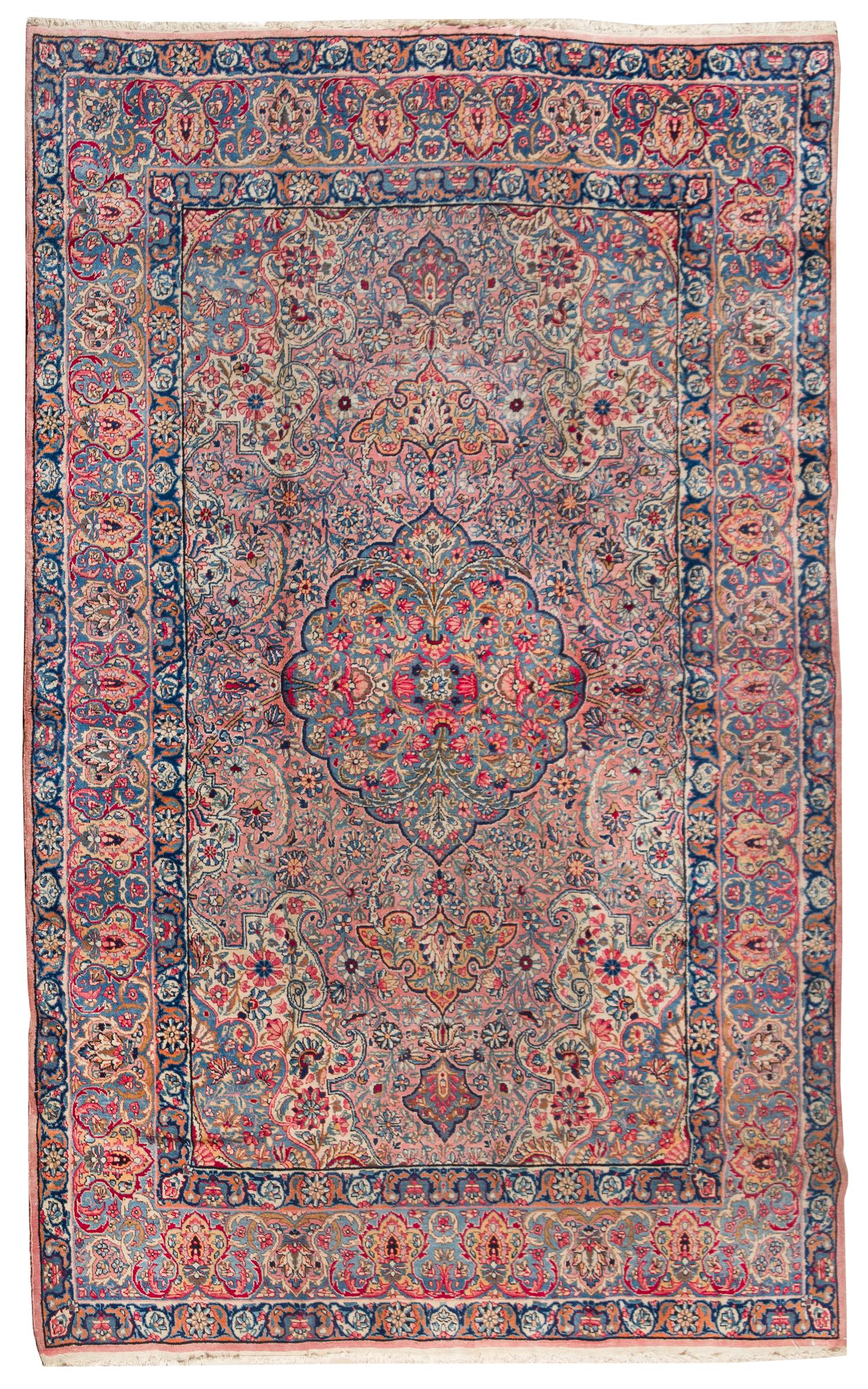 A Kirman Wool Rug 8 feet 10 inches x 5 feet 9 inches. — CIRCA 1910
