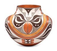 Four Color Polychrome Pottery Jar