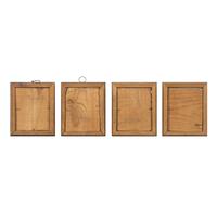 American/Continental School, 19th Century — Four Works: Two Pairs of Portraits of Couples