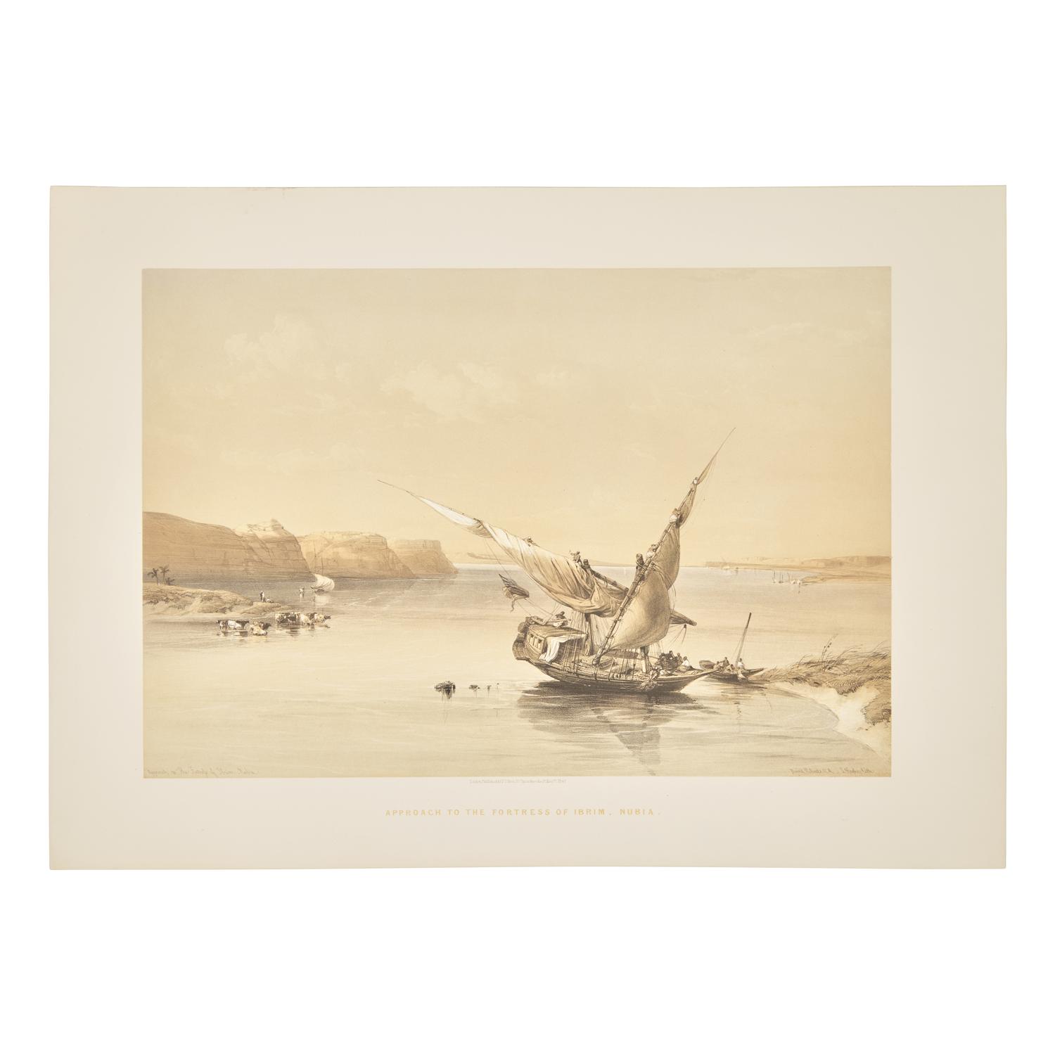 [Prints] Roberts, David. Group of Eight Prints