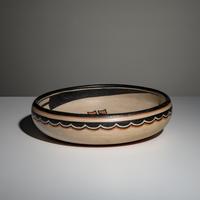 Maria Martinez and Popovi Da (San Ildefonso, 1887-1980 / 1923-1971) — Polychrome Pottery Plate 1956-1959