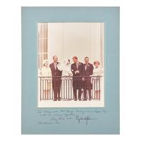 [Presidential] Johnson, Lyndon B. and Lady Bird Johnson. Group of Three Inscribed Photographs