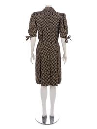 Yves Saint Laurent Print Dress, 1980-90s