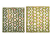 A Pair of Pieced and Patched Cotton Quilts