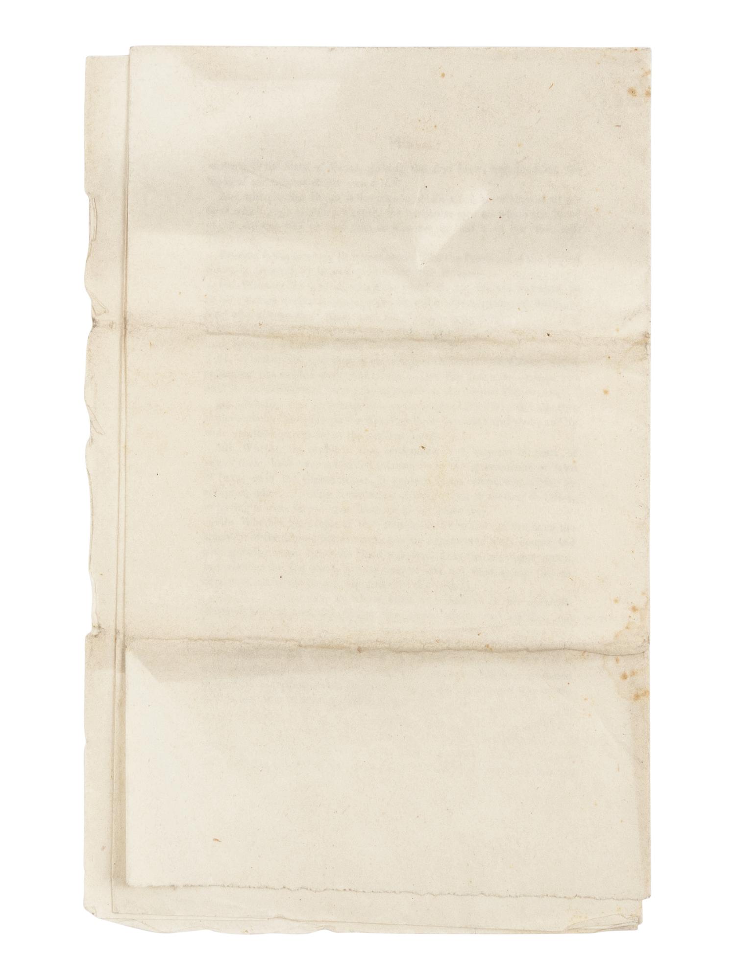 LINCOLN, Abraham (1809-1865). Speech of Mr. Lincoln, of Illinois, on the Reference of the President's Message, in the House of Representatives... January 14, 1848 . Washington, D.C.: J & G.S. Gideon, 1848.