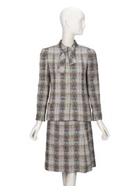 Chanel, Plaid Tweed Skirt Suit