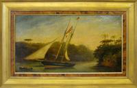 American School 19th century slaver ship