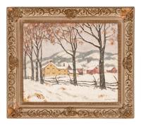 Farm in Winter, Kent, Connecticut