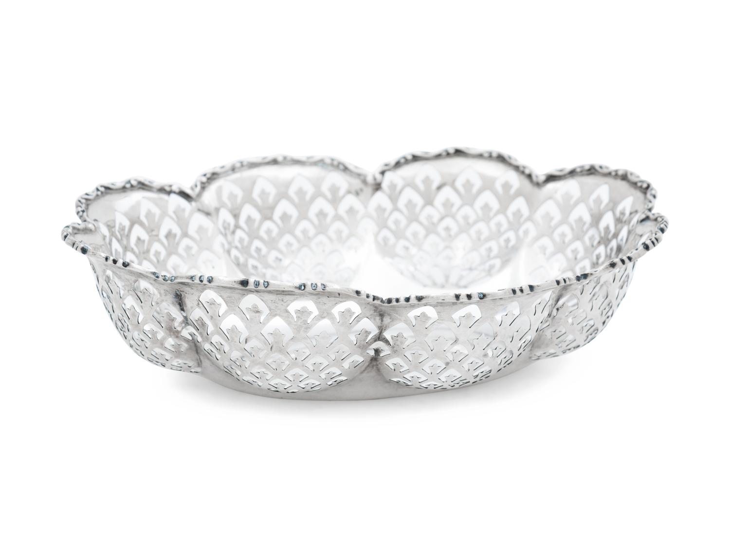 An English Silver Candy Bowl