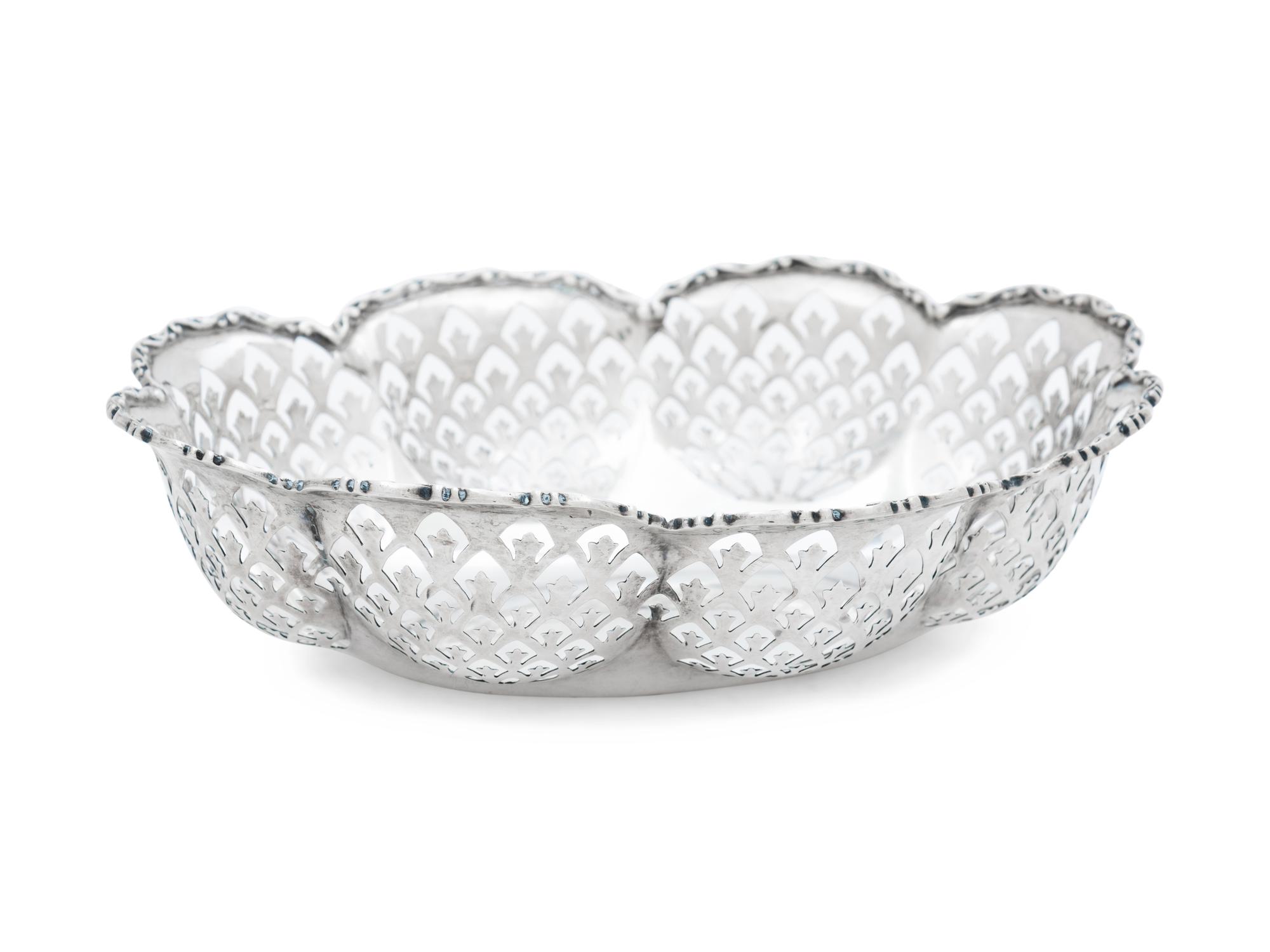 An English Silver Candy Bowl