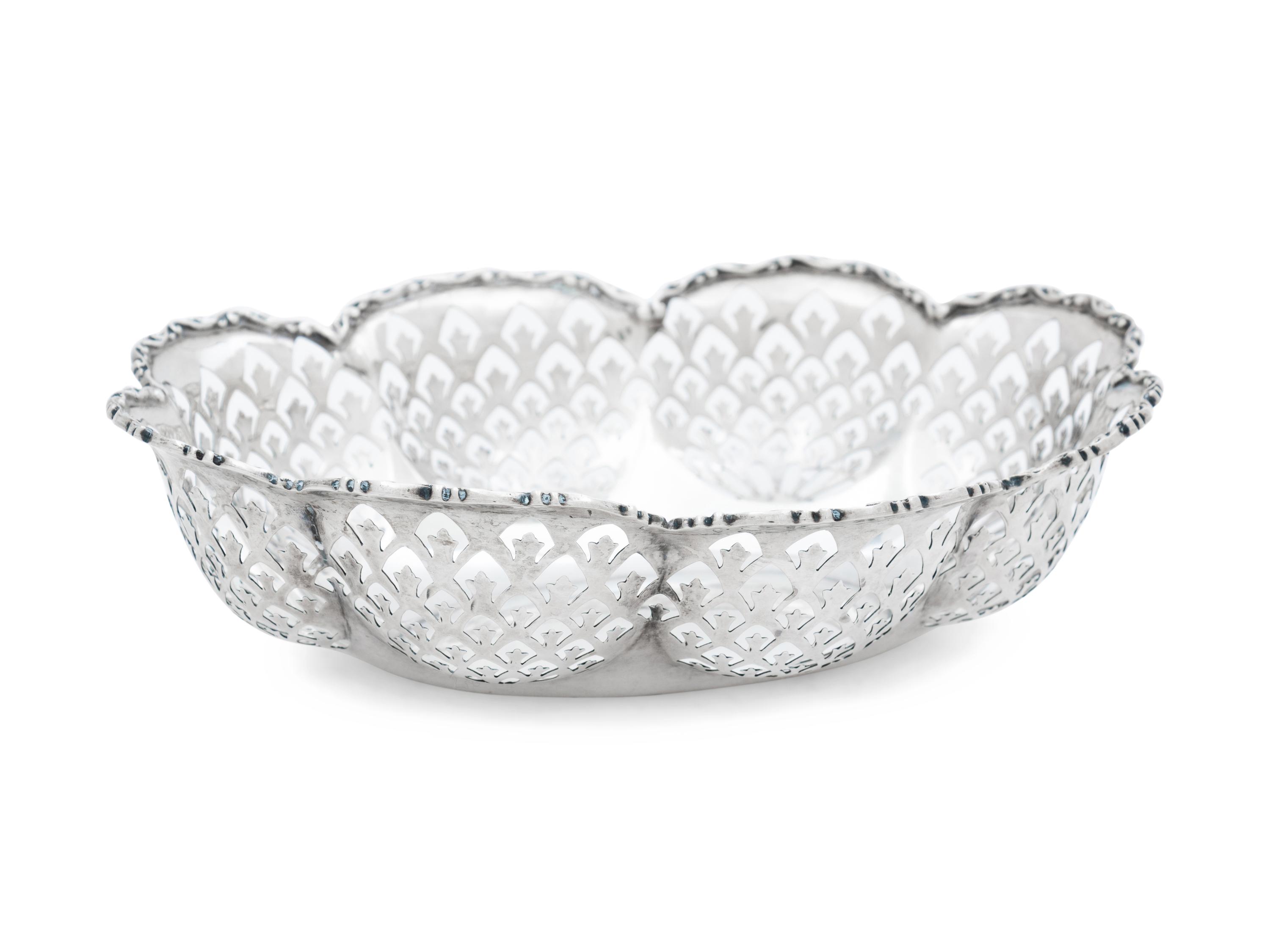 An English Silver Candy Bowl