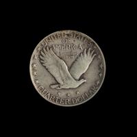 A United States 1923-S Standing Liberty 25c Coin