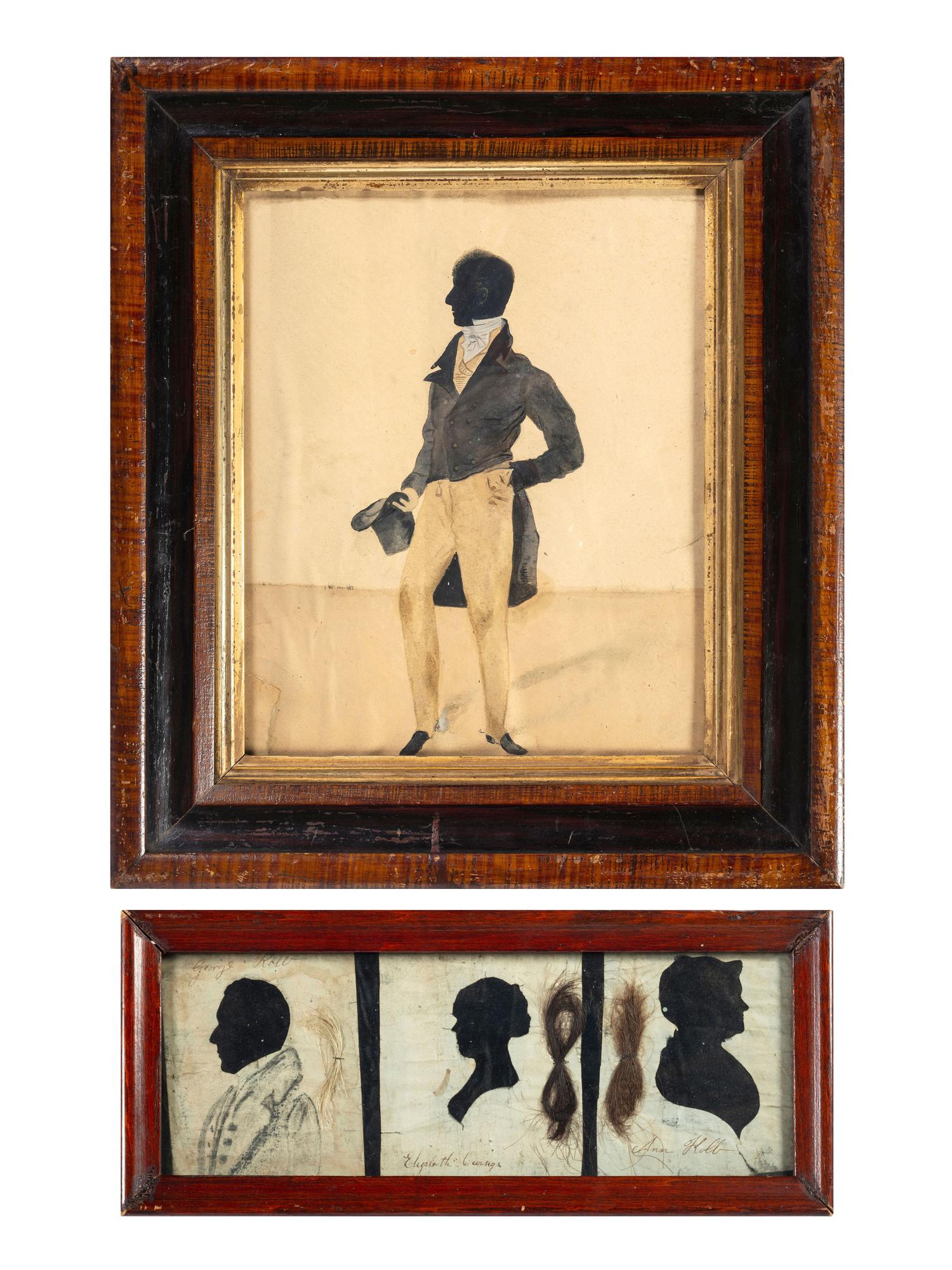 Four Silhouette Portraits