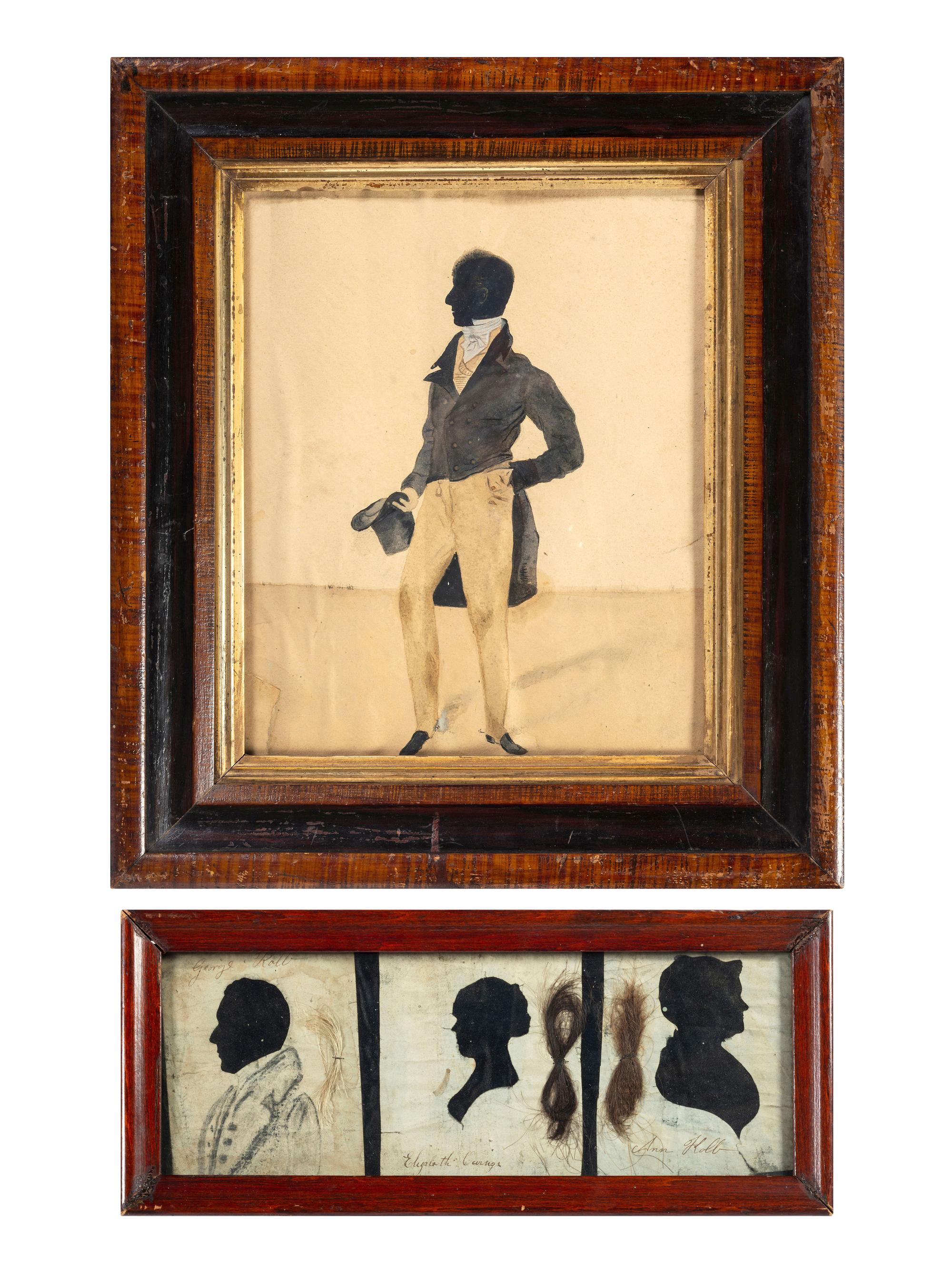Four Silhouette Portraits