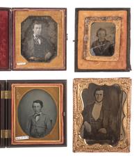 [EARLY PHOTOGRAPHY]. 22 assorted images of boys and fresh-faced young men.