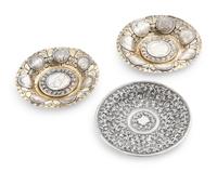 Three Continental Silver Dishes