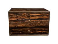 A Regency Calamander and Brass-Inlaid Campaign Toiletry Kit