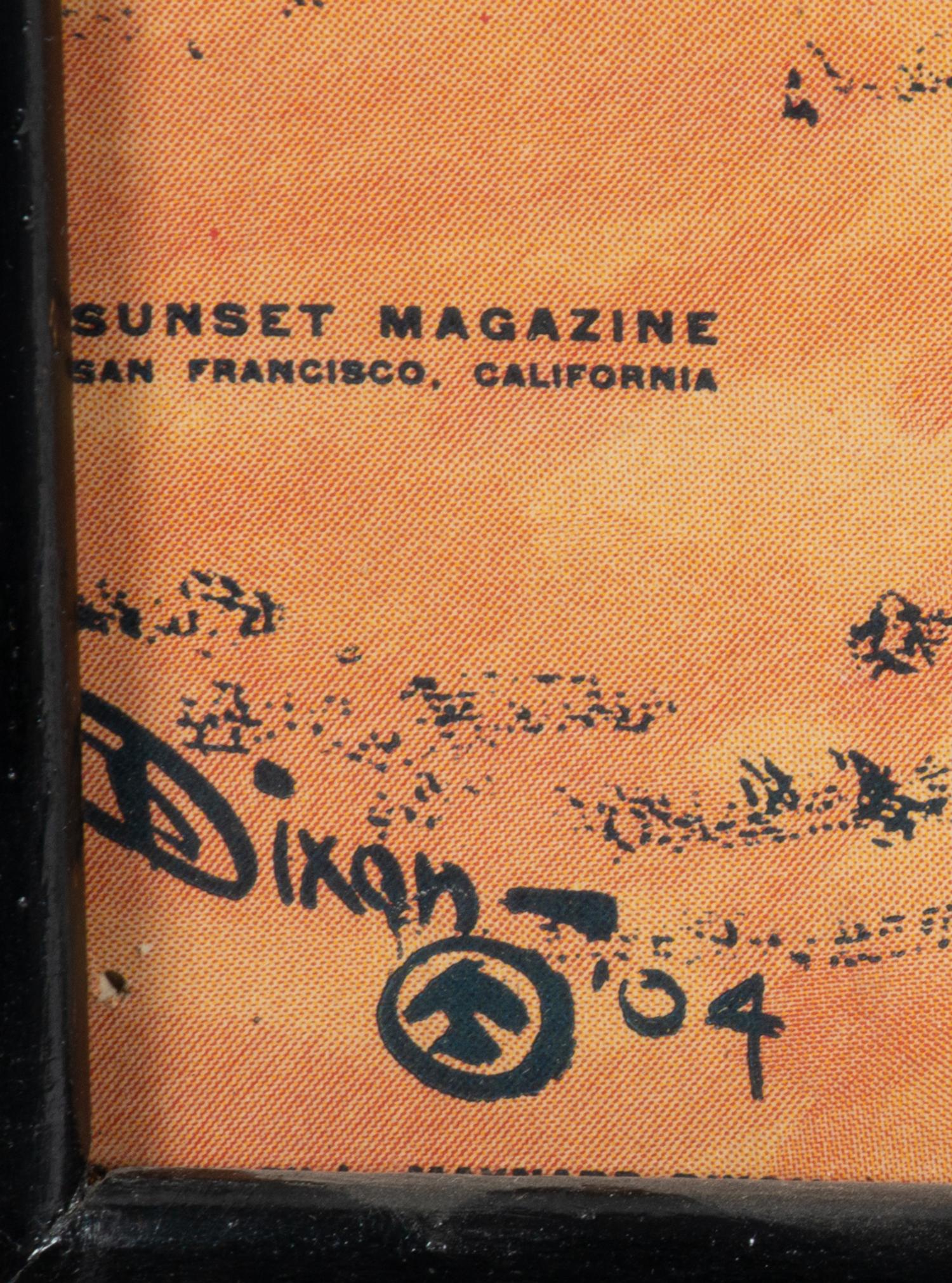 A Maynard Dixon Sunset Magazine Print
