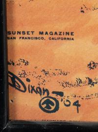 A Maynard Dixon Sunset Magazine Print