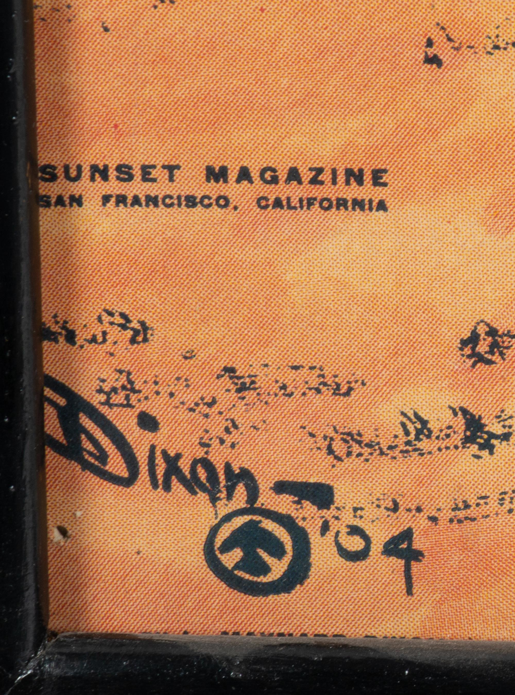 A Maynard Dixon Sunset Magazine Print