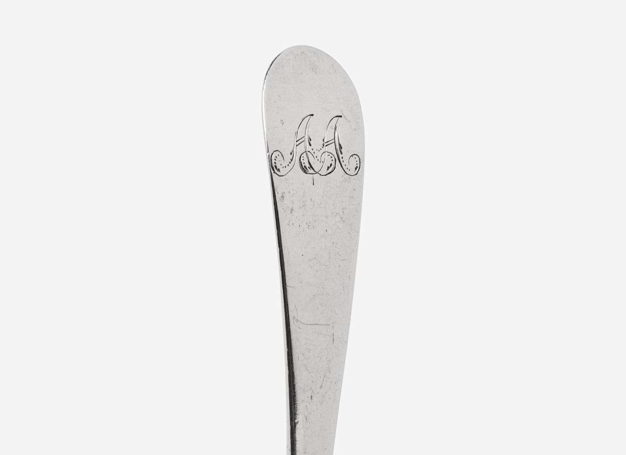A silver spoon, Paul Revere, Jr. (1735-1818), Boston, MA, circa 1770-1790