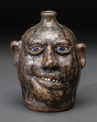 A Southern Stoneware Face Jug