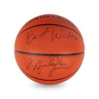A Vintage Michael Jordan Signed Autograph Official NBA Spalding Basketball (Beckett Authentication Services Letter BAS Certified),