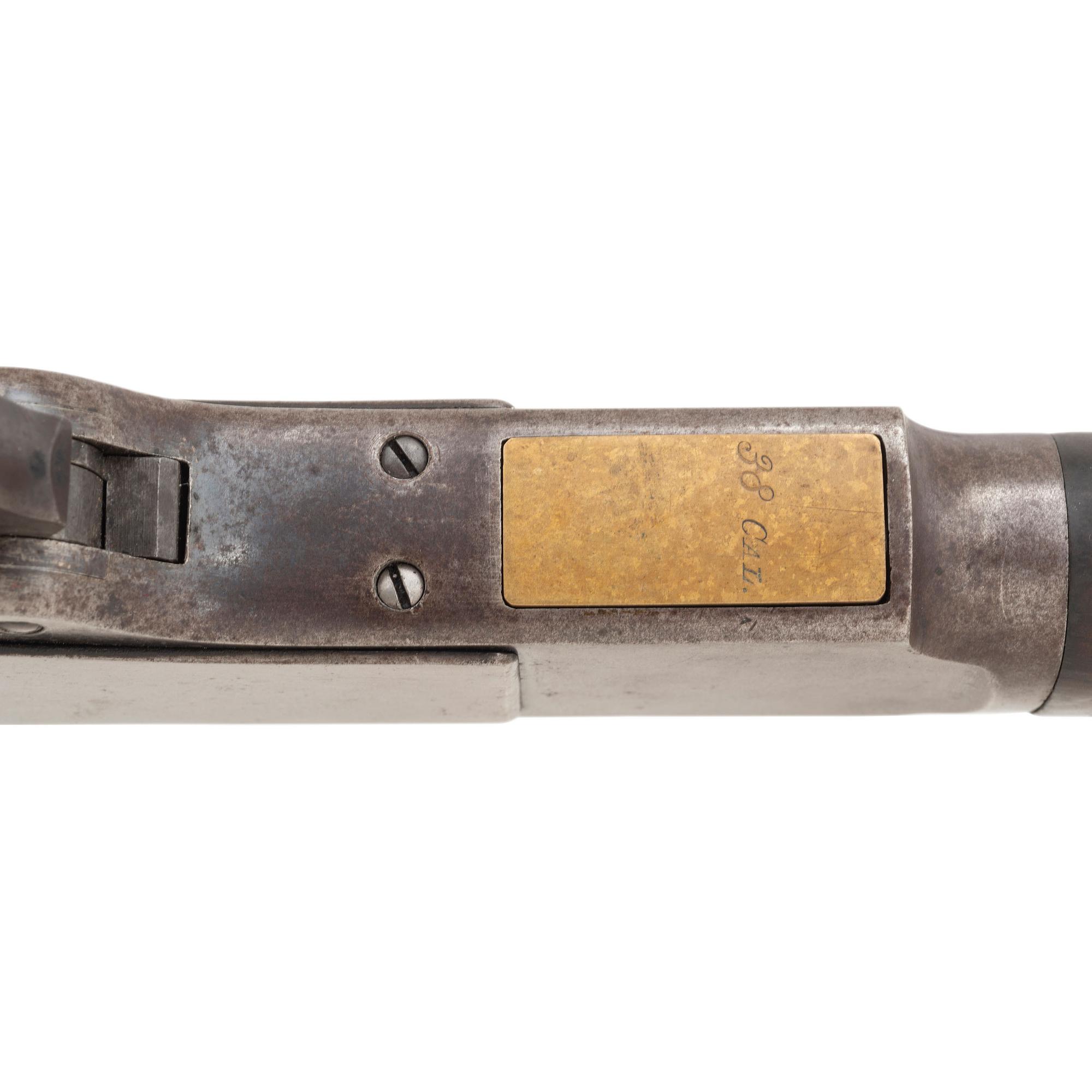 Winchester Late 2nd Model 1873 Rifle with Single Set Trigger and Shotgun Butt in .38-40