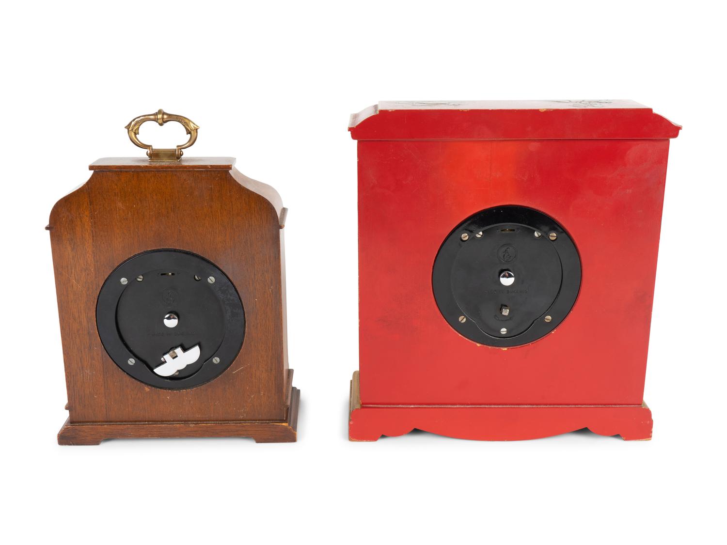 Two Elliott Clocks Retailed by Garrard and Company