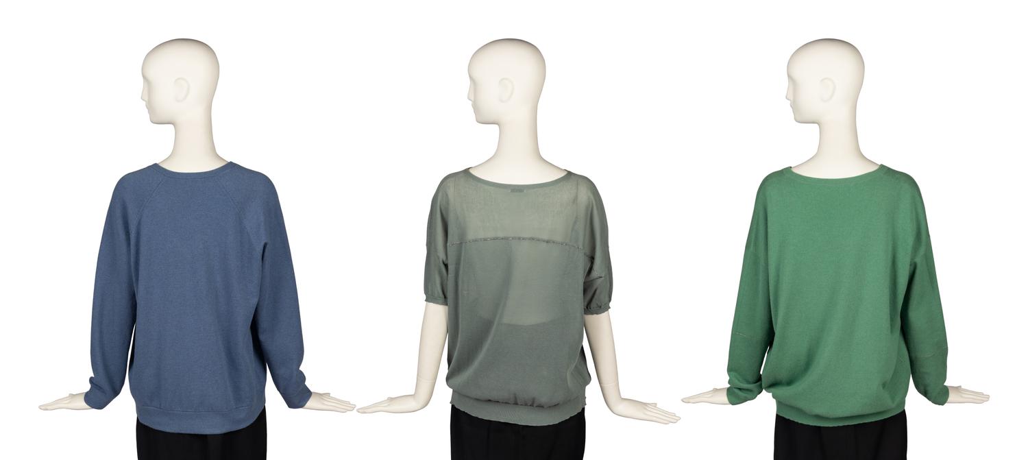 Three Brunello Cucinelli Sweaters