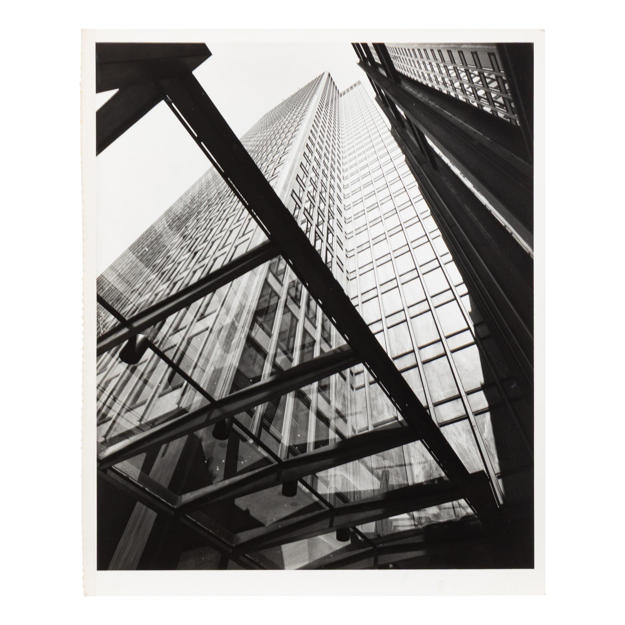 Ezra Stoller (American, 1915-2004) — A group of four early photographs of Ludwig Mies van der Rohe's Seagram Building, New York, ca. 1958