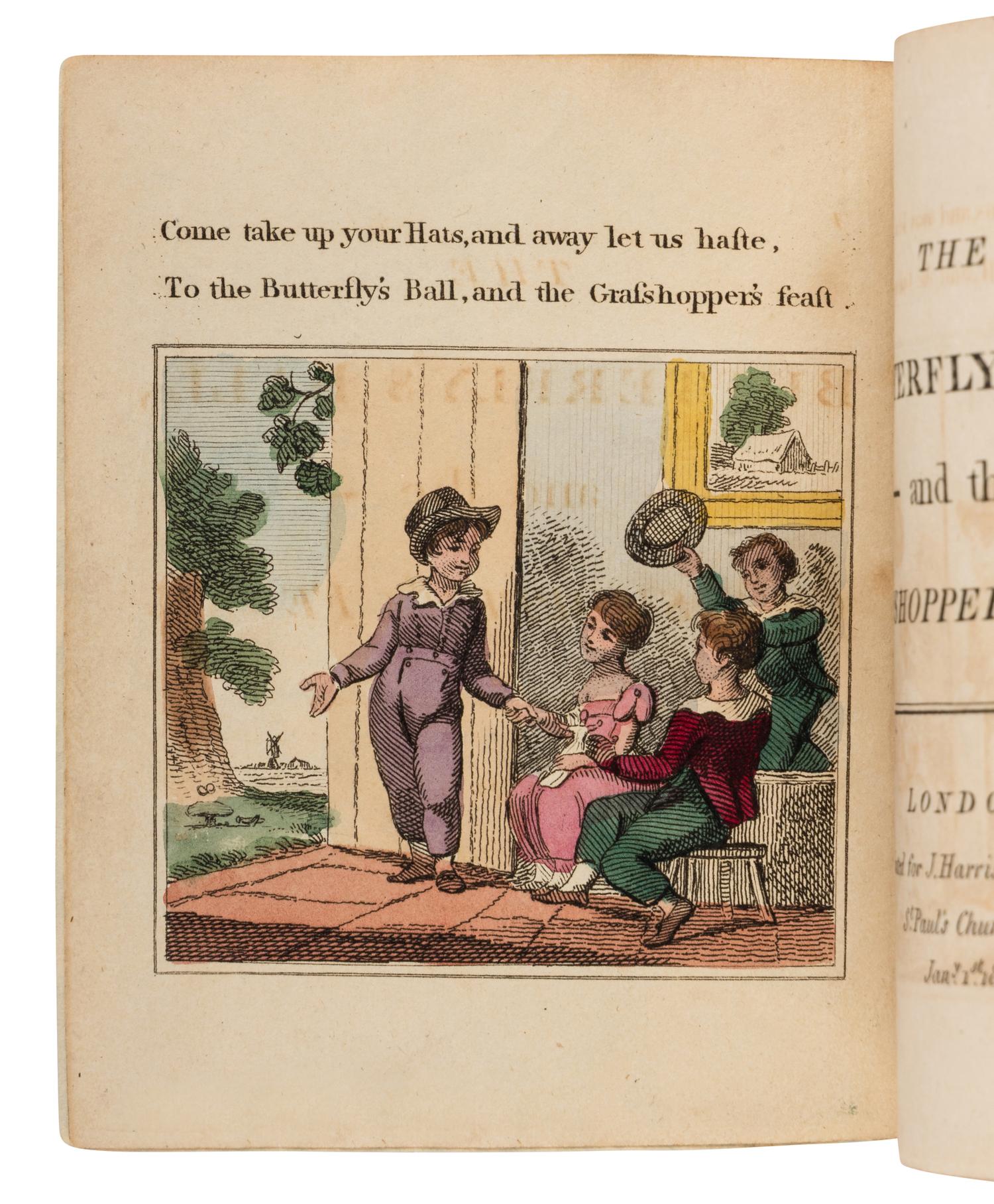 [CHILDREN'S BOOK] -- ROSCOE, William (1753-1831). The Butterfly's Ball and the Grasshopper's Feast . London: For J. Harris, 1807.