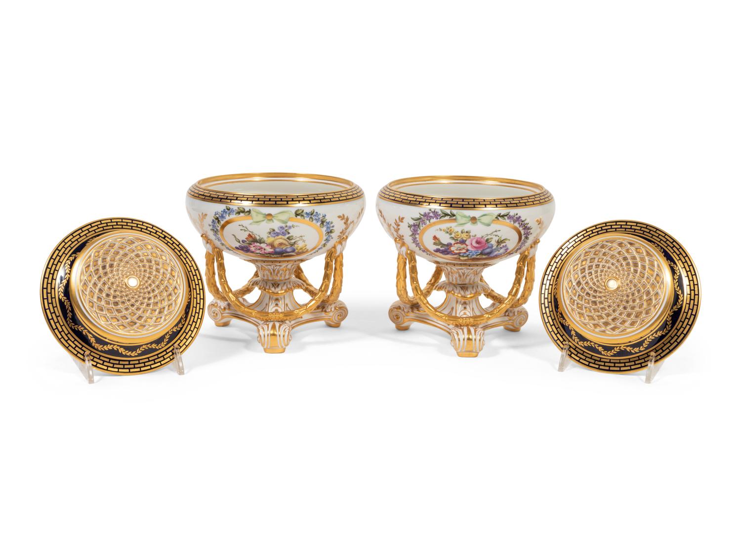 A Pair of Copeland Spode Porcelain Coolers