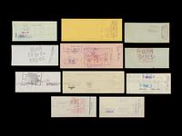 A Collection of Signed Checks from Baseball Hall of Famers and Notables