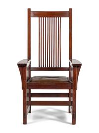 Spindle Arm Chair, model 376