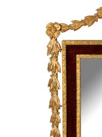 A Federal Style Parcel Gilt Mirror
