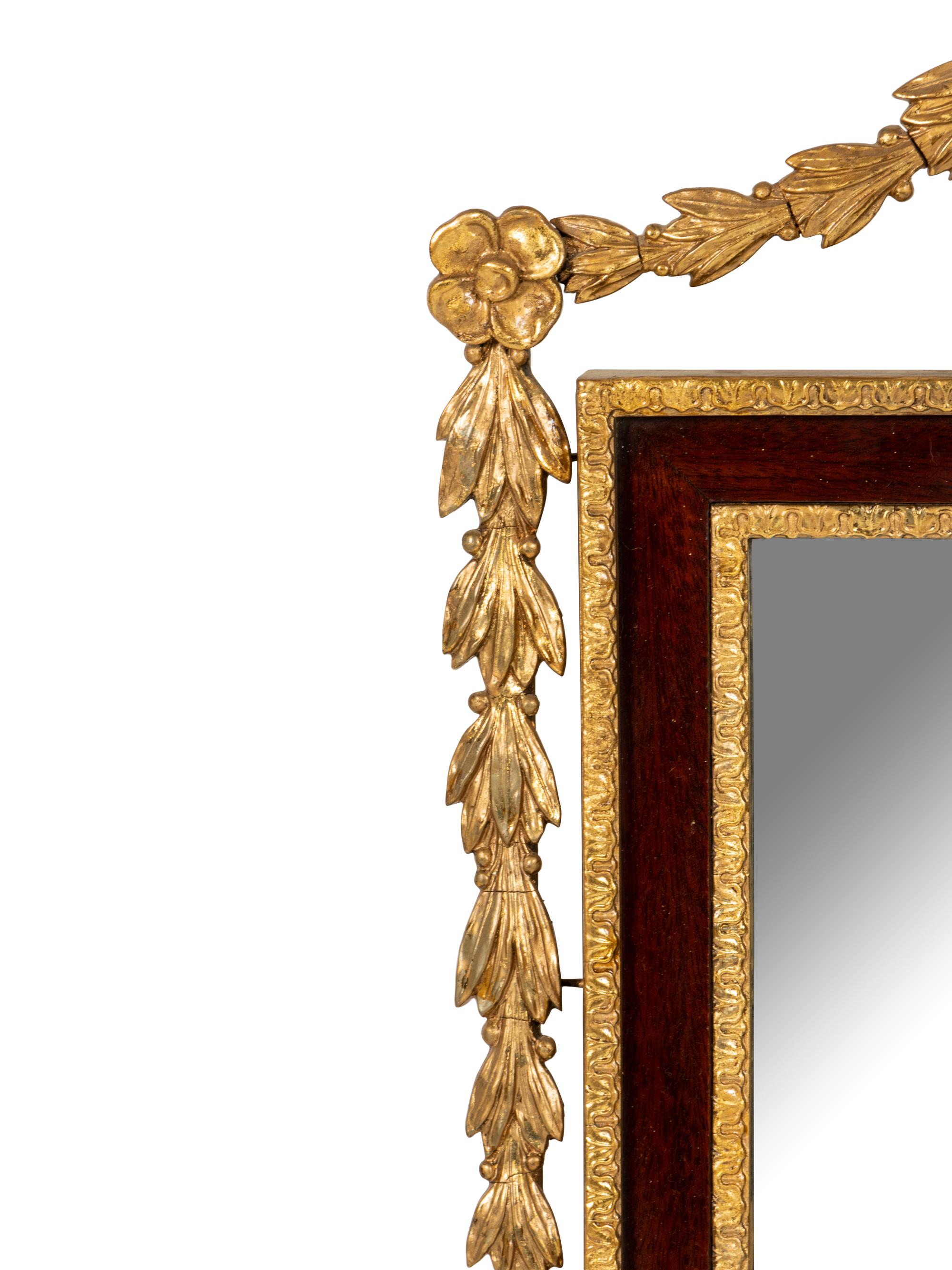 A Federal Style Parcel Gilt Mirror