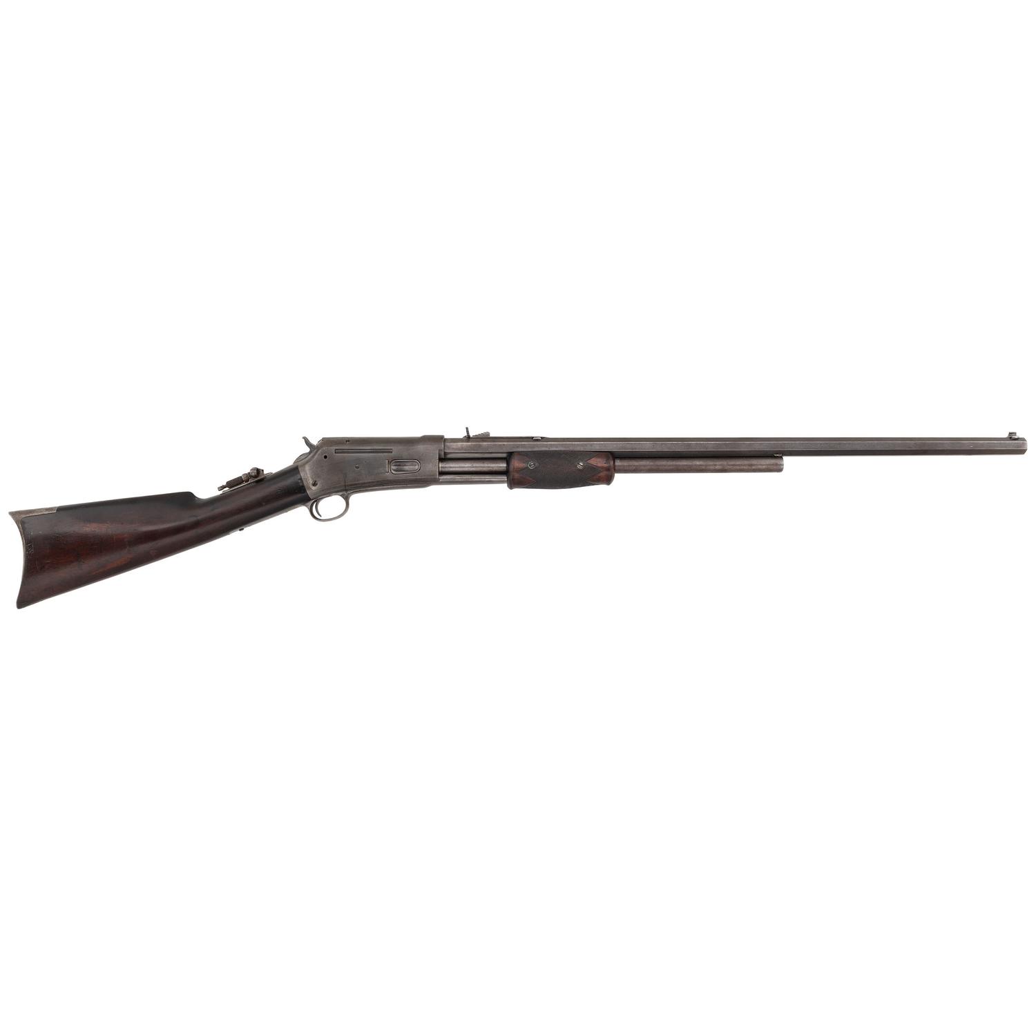 Rare 2nd Year of Production Large Frame Colt Lightning Slide Action Rifle in .45-85 with Half Magazine