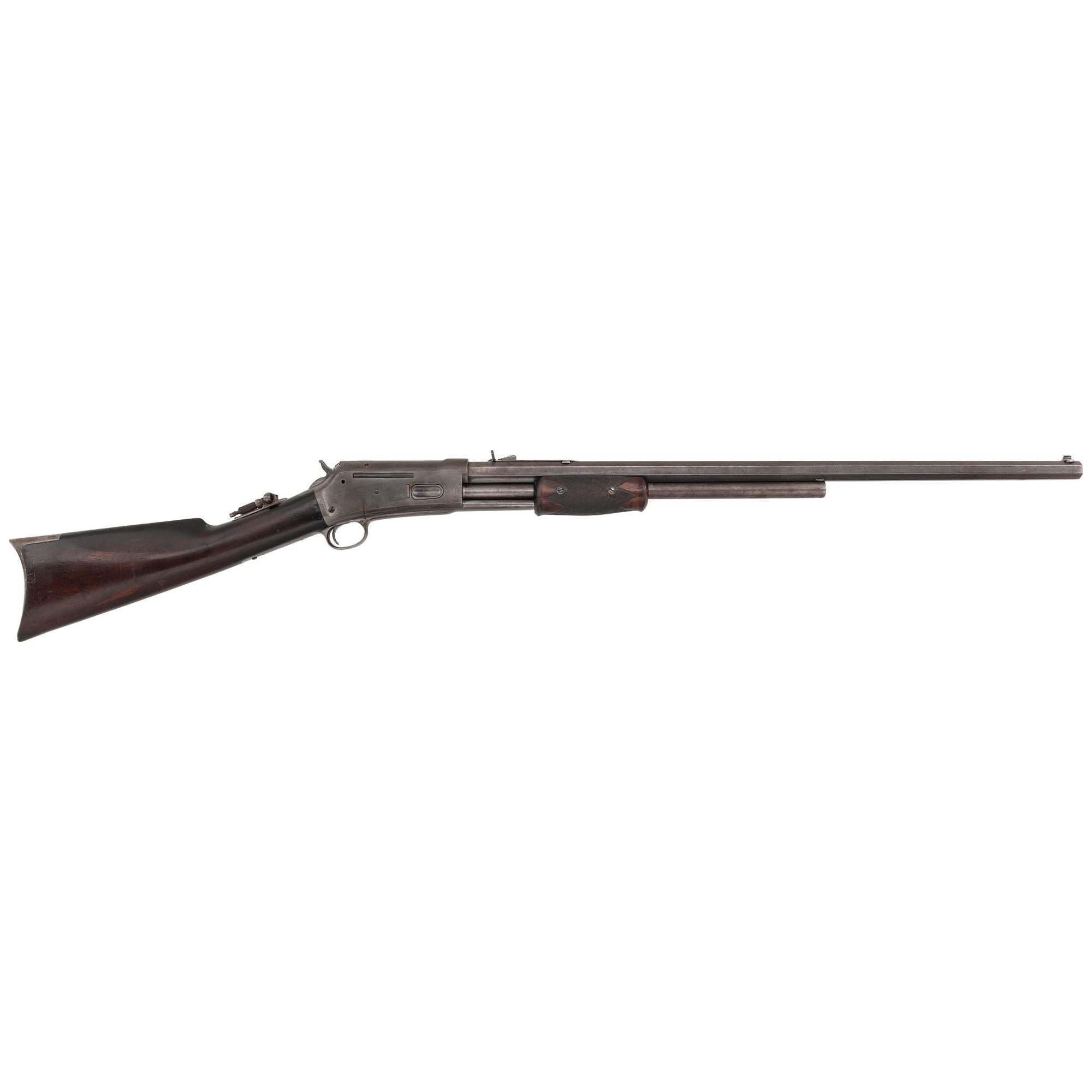 Rare 2nd Year of Production Large Frame Colt Lightning Slide Action Rifle in .45-85 with Half Magazine
