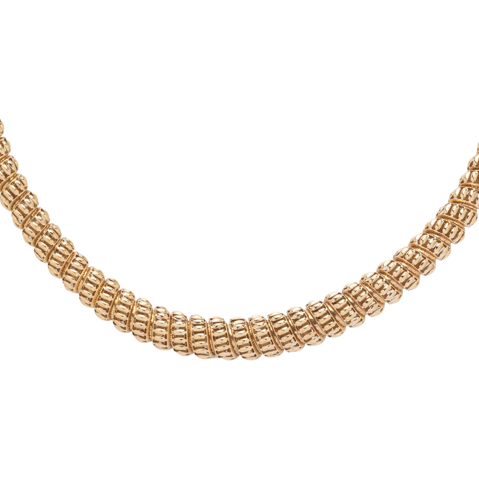 YELLOW GOLD NECKLACE