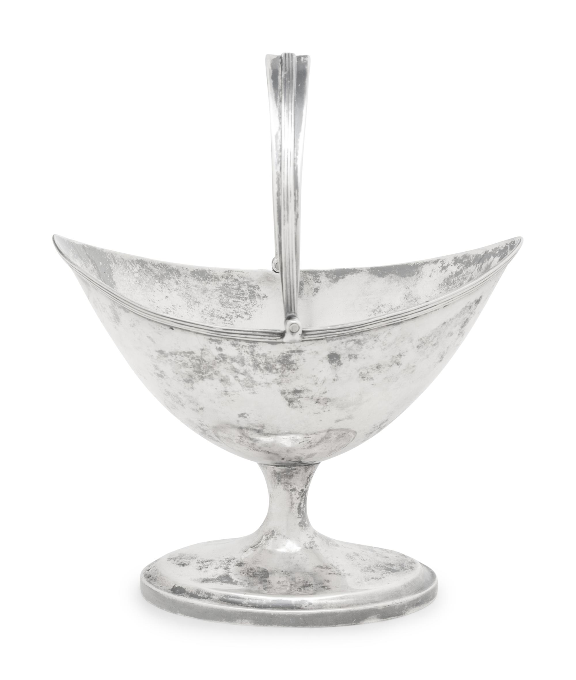 A Provincial Irish George III Silver Sugar Basket