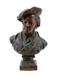 Three Patinated Bronze Figures