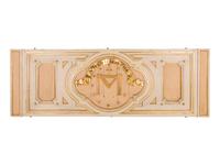 A Continental Painted and Parcel Gilt Altar Panel