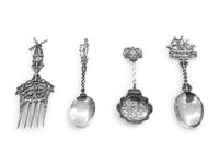 A Group of Four Continental Silver Flatware Articles