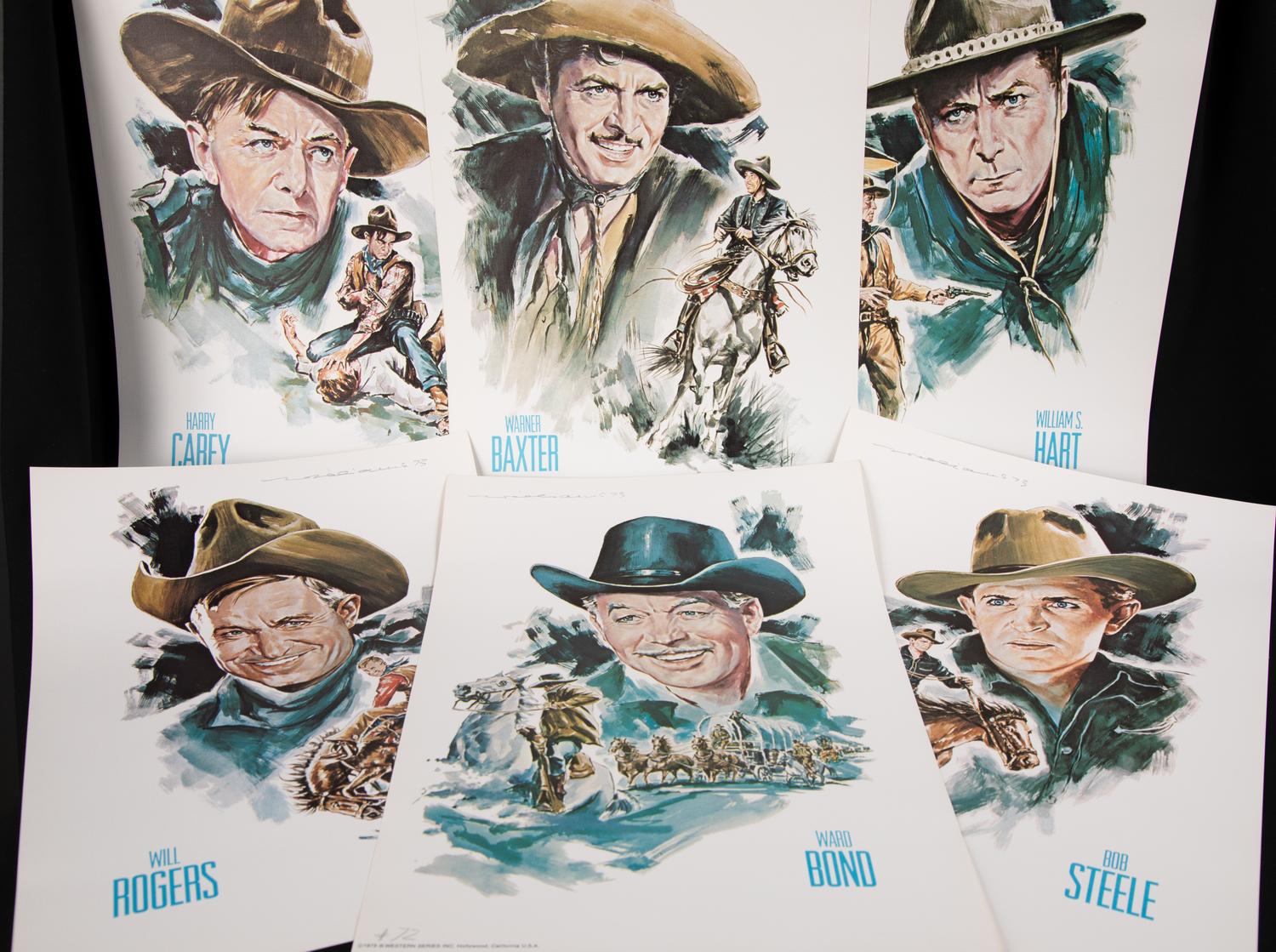 John Ford's Cowboy Kings of Western Fame: The Famous Western Stars Series, Portfolio 242/500