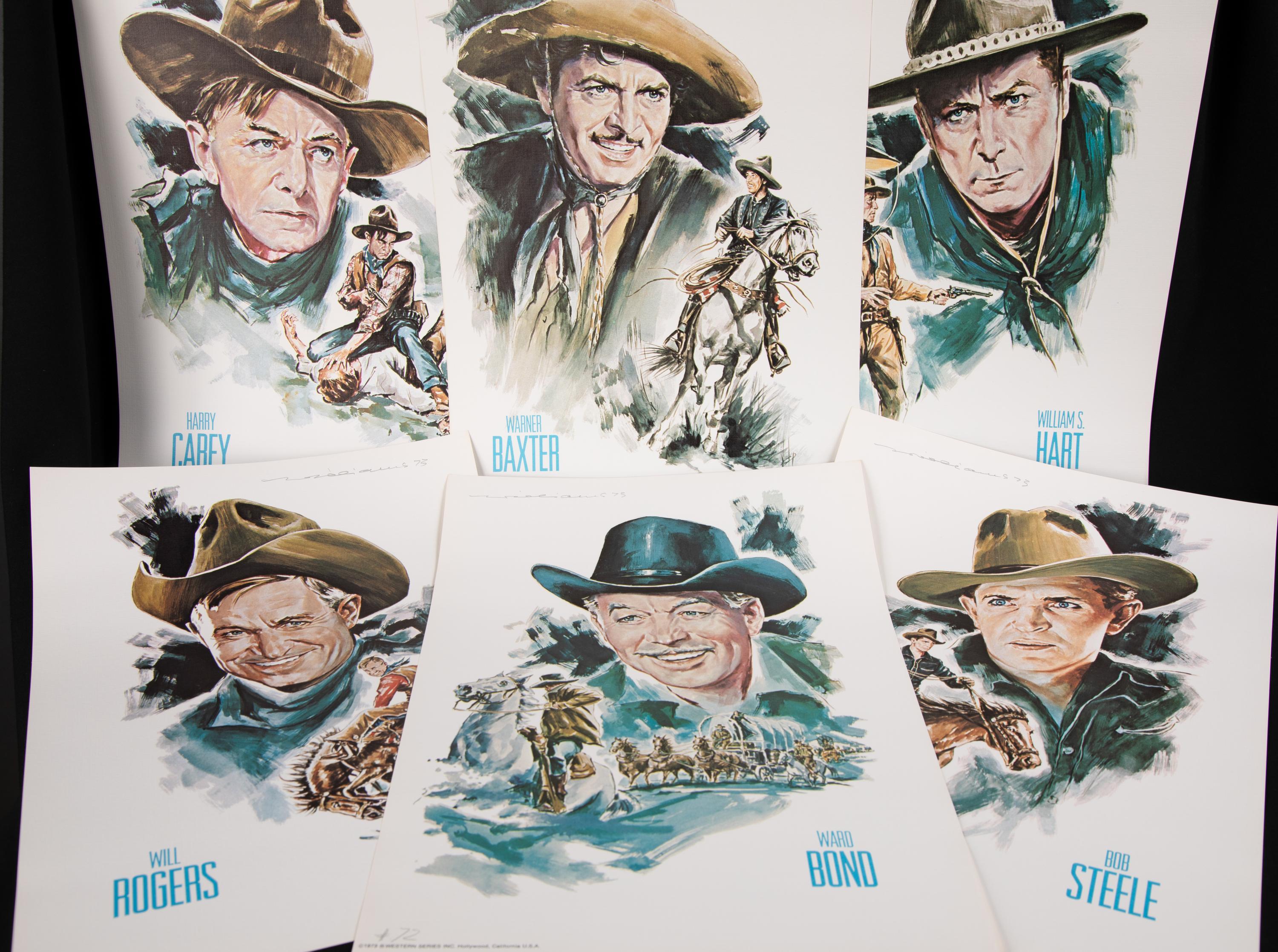 John Ford's Cowboy Kings of Western Fame: The Famous Western Stars Series, Portfolio 242/500